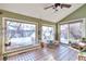 Sunroom with backyard view and tiled floor at 2325 15Th Ave, Longmont, CO 80503