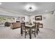 Open concept dining and living area great for entertaining friends and Gathering at 7030 S Fillmore Ct, Centennial, CO 80122