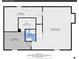 Detailed floorplan showcasing the layout of the second level at 7030 S Fillmore Ct, Centennial, CO 80122