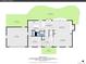 Detailed floorplan of the house main level with kitchen, living area and garage at 7030 S Fillmore Ct, Centennial, CO 80122