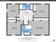 Detailed floorplan of the house upper level with bedrooms and bathrooms at 7030 S Fillmore Ct, Centennial, CO 80122