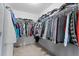 Walk-in closet with lots of space for clothing at 6454 Leathers Ln, Parker, CO 80134