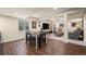 Spacious basement featuring a dining area, living area, and entertainment space, perfect for Gathering gatherings at 1113 Southbury Pl, Highlands Ranch, CO 80129