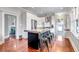 Modern kitchen with stainless steel appliances, central island, and lots of natural light at 1399 Newton St, Denver, CO 80204
