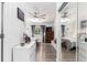 Bright bedroom featuring ample closet space and natural light at 1885 S Quebec Way # G 106, Denver, CO 80231
