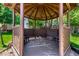 The gazebo is a perfect place to relax and take in the beauty of the surrounding landscape at 1885 S Quebec Way # G 106, Denver, CO 80231