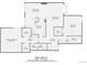 Detailed floor plan showcasing the layout of the home, including room dimensions and features at 4250 S Olive St # 102, Denver, CO 80237