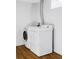 Convenient laundry room with modern washer and dryer at 8651 Franklin St, Denver, CO 80229