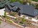 Captivating aerial view showcases the home's elegant design, well-manicured grounds, and inviting curb appeal at 5859 E Ida Pl, Greenwood Village, CO 80111