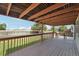 Exterior of a covered back deck area, great for entertaining at 1973 Bahama St, Aurora, CO 80011