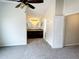 Bedroom view showcasing the en suite bathroom with a double sink vanity at 6640 S Heritage W Pl, Centennial, CO 80111