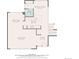First floor plan showcasing the kitchen, living room, dining area, and breakfast nook at 6640 S Heritage W Pl, Centennial, CO 80111