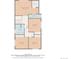 Second floor plan showing the primary bedroom, three additional bedrooms, and two bathrooms at 6640 S Heritage W Pl, Centennial, CO 80111