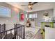 Loft area features ample natural light, hardwood flooring, modern décor, and functional workspace at 4661 14Th St, Boulder, CO 80304