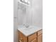 Clean bathroom with a white vanity and modern fixtures at 15427 E Oberlin Pl, Aurora, CO 80013
