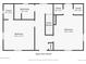 Detailed floor plan featuring bedrooms, bathroom, and closet layouts and dimensions at 1100 Hudson St, Denver, CO 80220