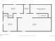 Floorplan of basement including a lounge and storage, plus dimensions of all rooms at 6609 W Mexico Pl, Lakewood, CO 80232