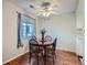 Inviting dining room with hardwood floors and ample natural light at 2201 Sable Blvd # 1008, Aurora, CO 80011