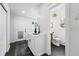 Mudroom or entry with bathroom, featuring modern fixtures and natural light at 3008 N York St, Denver, CO 80205