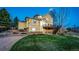 View of the exterior showcasing the home's architecture and landscaping at 4157 Astrion Ct, Castle Rock, CO 80104