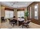 Conference room with a large table, leather chairs, and natural light at 9039 E Panorama Cir # C201, Englewood, CO 80112