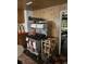 Classic kitchen with vintage stove, wood accents, and cozy, rustic charm at 10504 Jackson Creek Rd, Sedalia, CO 80135