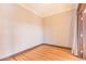 Bedroom showcasing hardwood floors and neutral paint, awaiting your personal touch at 1475 N Humboldt St # 22, Denver, CO 80218