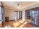 The living room boasts hardwood floors and large windows for plenty of natural light at 1475 N Humboldt St # 22, Denver, CO 80218