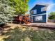 Spacious backyard with a wooden deck and patio at 5005 W 128Th Pl, Broomfield, CO 80020