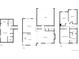 Detailed floor plan showcasing the layout of the three floors of the house at 5005 W 128Th Pl, Broomfield, CO 80020