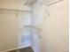 Organized walk-in closet with wire shelving providing ample storage space at 20768 Randolph, Denver, CO 80249
