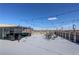 Rooftop deck featuring comfortable seating, string lights, and city skyline views at 800 N Washington St # 508, Denver, CO 80203