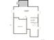 Basement floor plan with unfinished area and stair access at 7037 E 126Th Pl, Thornton, CO 80602