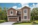 Beautiful two-story home with attached garage, stone accents, and landscaped front yard at 7037 E 126Th Pl, Thornton, CO 80602