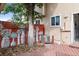 Deck and painted fence featuring a tree and AC unit at 12131 Bannock St # C, Westminster, CO 80234