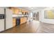 Kitchen with stainless steel appliances and tiled flooring at 6193 Brantly Ave, Castle Rock, CO 80104
