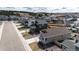 Inviting suburban street view with modern homes and well-maintained landscaping at 929 Honey Berry Ct, Elizabeth, CO 80107