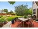 Inviting patio with a dining set, perfect for outdoor entertaining and enjoying the serene backyard at 1205 W 11Th Ct, Broomfield, CO 80020