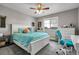 Comfortable bedroom with a large window and bright decor at 484 N Jamestown Way, Aurora, CO 80018