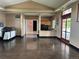 Clubhouse interior featuring a kitchenette and a spacious room for gatherings at 484 N Jamestown Way, Aurora, CO 80018