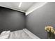 Modern powder room featuring a marble countertop and sleek design at 484 N Jamestown Way, Aurora, CO 80018