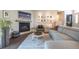 Comfortable living room features a fireplace, stylish decor, and a relaxing atmosphere at 995 Chase St, Lakewood, CO 80214