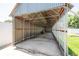Spacious metal storage shed with concrete floor, perfect for equipment storage at 995 Chase St, Lakewood, CO 80214