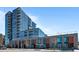 Modern building with striking architecture, featuring floor-to-ceiling windows and private balconies on each unit at 4200 W 17Th Ave # 621, Denver, CO 80204