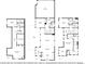 Detailed floor plan showcasing layout of the home's three levels at 15525 W La Salle Ave, Lakewood, CO 80228