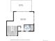 Upstairs floor plan featuring a bonus room, bathroom, and balcony, with access from the floor below at 11505 Conifer Ridge Dr, Conifer, CO 80433