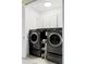 Convenient laundry room with modern appliances and ample storage space at 2432 Champa St, Denver, CO 80205
