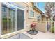 Charming patio with barbecue grill and sliding glass door at 22163 E Calhoun Pl, Aurora, CO 80016
