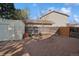 Spacious backyard with a garden area and storage shed at 4762 S Clay Ct, Englewood, CO 80110