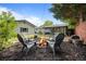 Inviting backyard featuring a fire pit area with chairs, perfect for outdoor relaxation and gatherings at 886 S Jersey St, Denver, CO 80224